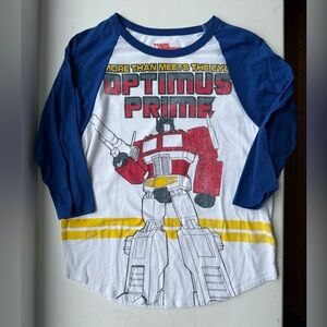 Womens vintage transformers Reglan tee oversized size small